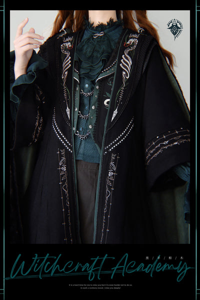 Arca et Ovis~Magic School~Embroidered Woolen Ouji Lolita Coat Vest   