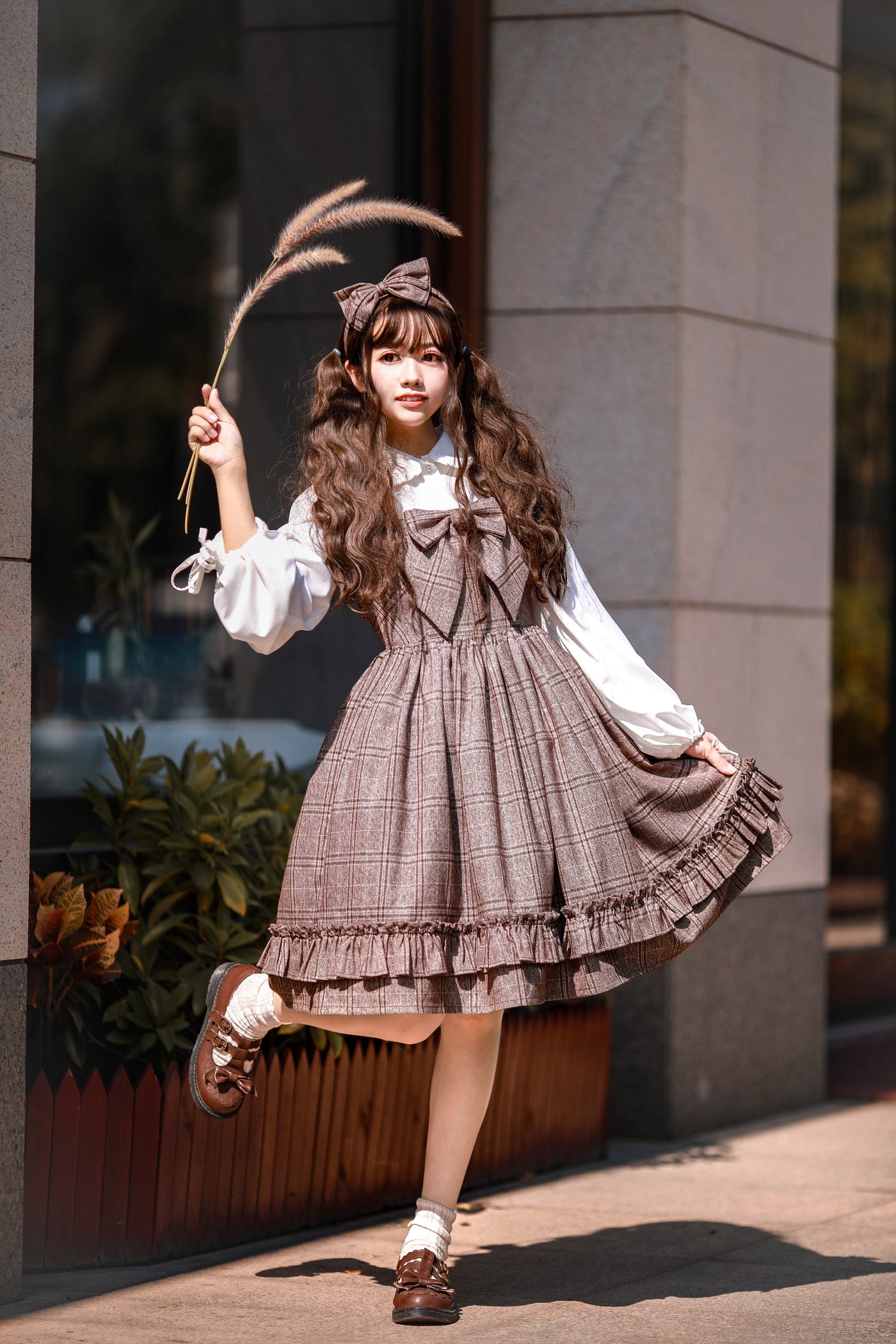 (BuyForMe) Story of Thorns~Elegant Plaid Lolita SK JSK Dress   