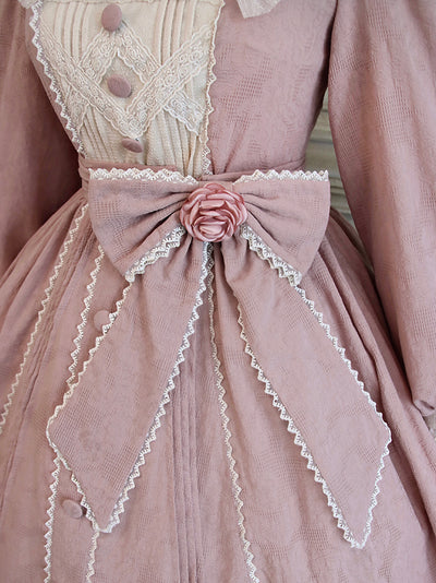 Alice Girl-Elegant Long Sleeve Lolita OP Dress   