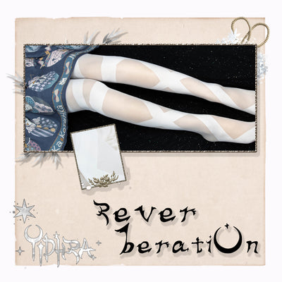 Yidhra~Reverberation Summer Long Stockings free size white stockings 