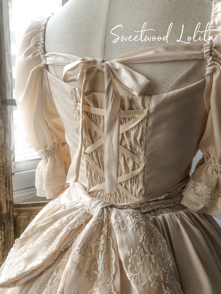 CLA Vintage French Lolita Toast Dress Multicolors – 42Lolita