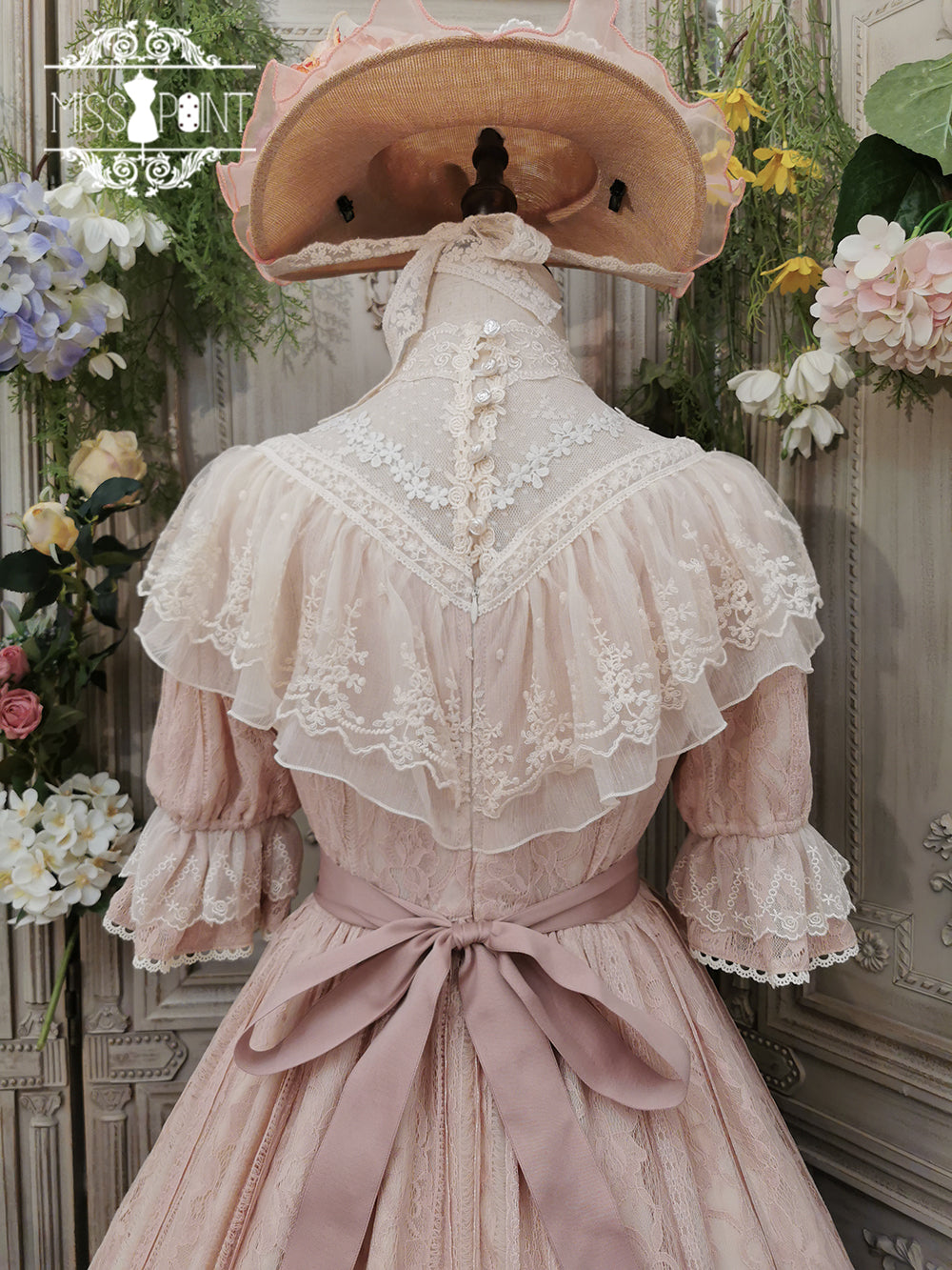 Miss Point~Woody Rose~Pure Color Lolita OP 352:63177