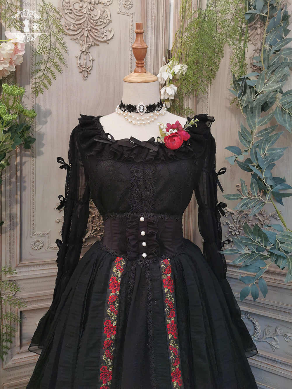 Miss Point~The Sally Gardens~Lotus Root Sleeve Lolita Blouse 8494:91296