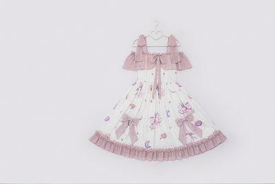 Precious Clove~Guardian Angel~Sweet Lolita JSK S-M white+purple 