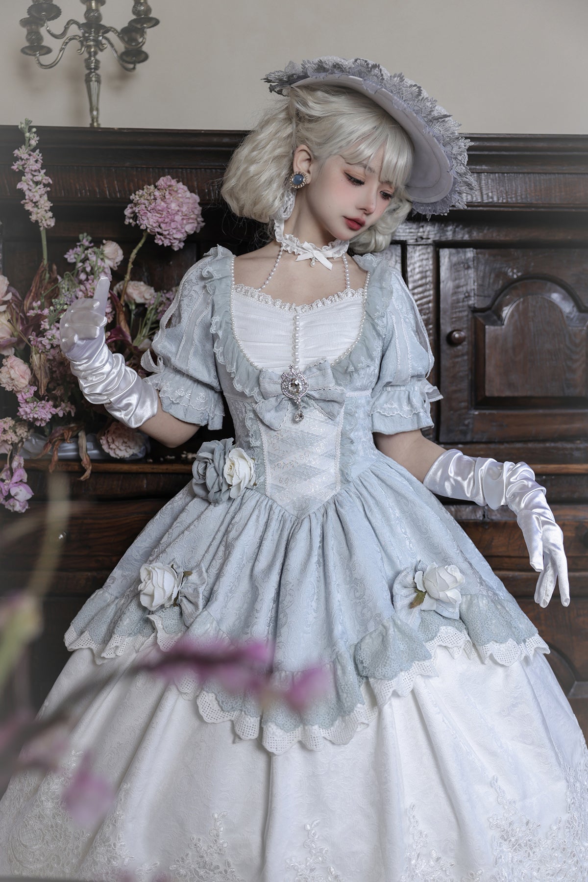 Your Princess~Fairy Dance~Elegant Lolita Lace Retro Dress   