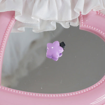 MaoJiang Handmade - Sweet Lolita Hair Pins Star Shape Multicolor a purple star