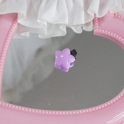 MaoJiang Handmade~Sweet Lolita Hair Pins Star Shape Multicolor a purple star  