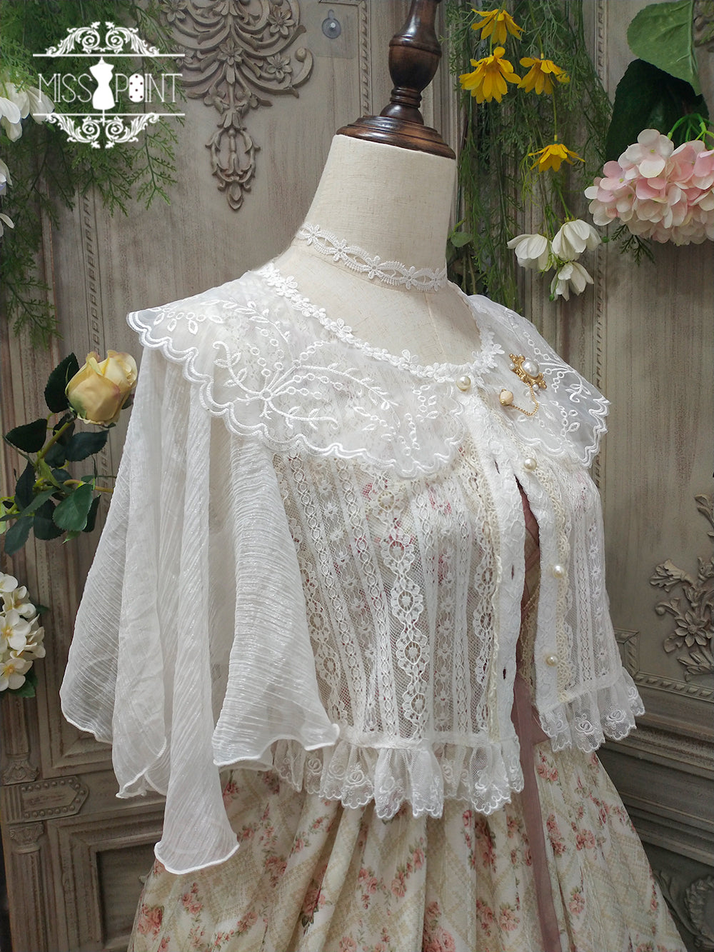 Miss Point - Woody Rose - Elegant Retro Lolita Blouse
