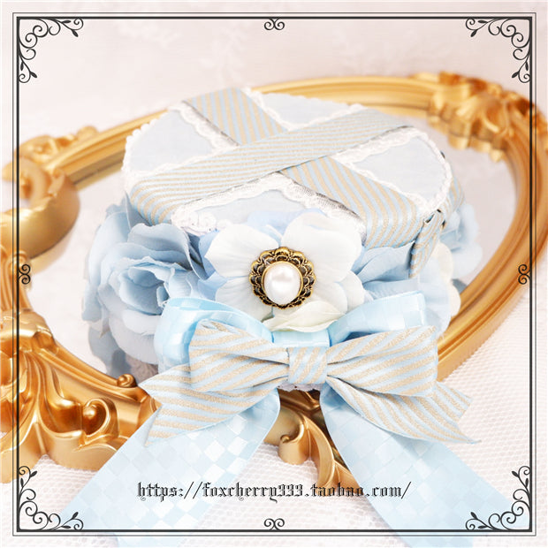 Fox Cherry - Palace Retro Elegant Bow Headdress Lolita Top Hat