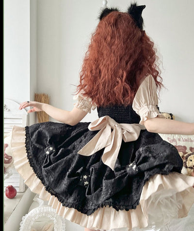 With PUJI~Witch Script~Embroidery Doll Lolita JSK   