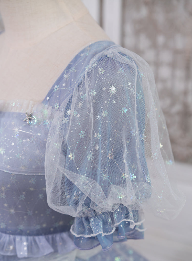 Fantastic Wind - Girl from the Deep Sea - KiraKira Chiffon Gauze Lolita OP