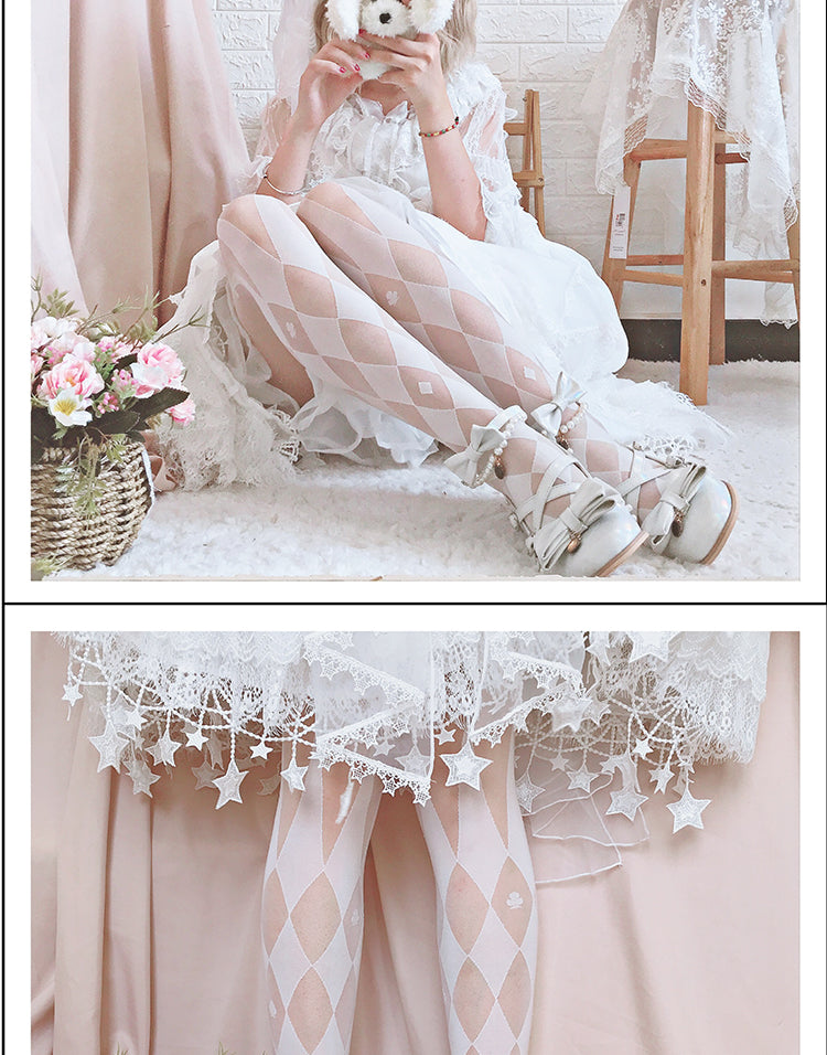 Roji roji~diamond Argyle Lolita Tights