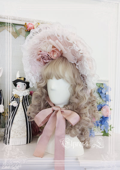 Elpress L~Christmas Lolita Accessory BNT Veil Hairpins   