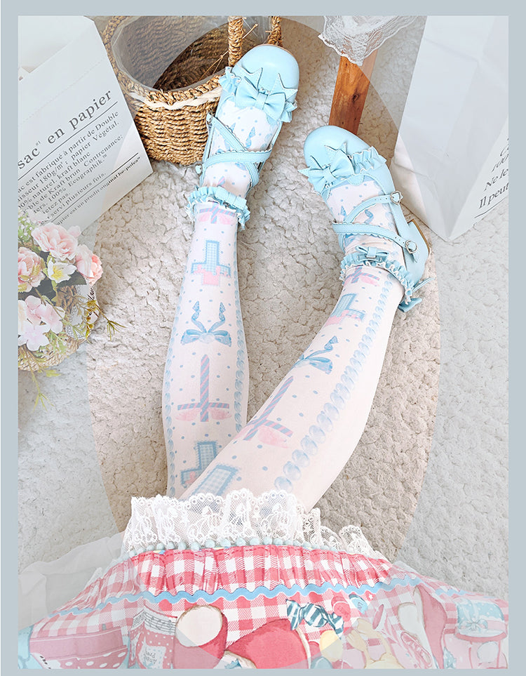 Roji roji - Sweet Bow Lolita Thigh stockings