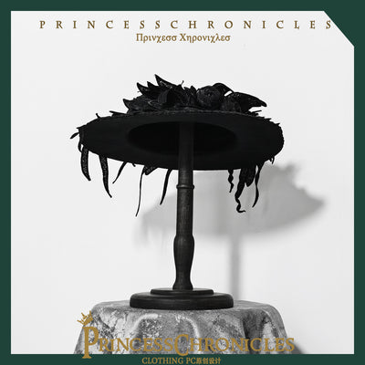 Princess Chronicles~Floating Phantom~Ouji Lolita Hat M (56-58cm) black 
