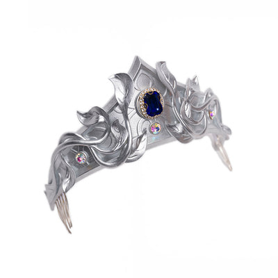 Youpairui - Lolita Cane And Crown Accessory silver lievre crown