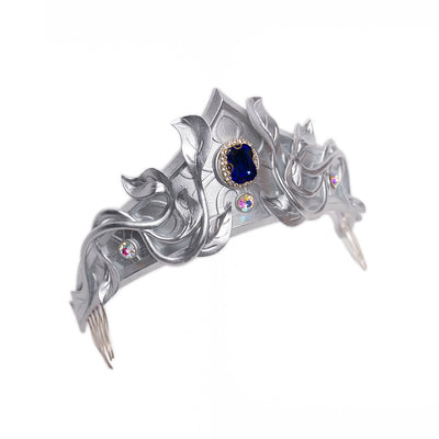 Youpairui~Lolita Cane And Crown Accessory silver lievre crown  
