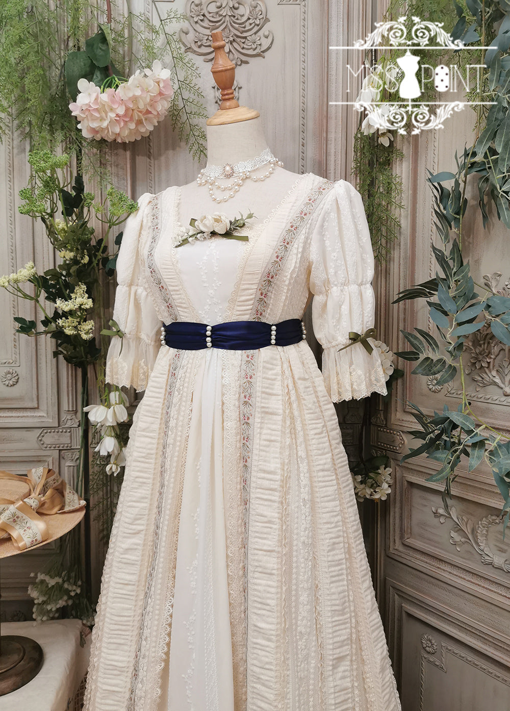 Miss Point~The Sally Gardens~Multicolors Ribbon Lolita Sash 8496:91392