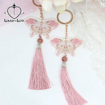 LovelyLota~Butterfly~Chinese Qi Lolita Butterfly Bag butterfly key ring (one)  