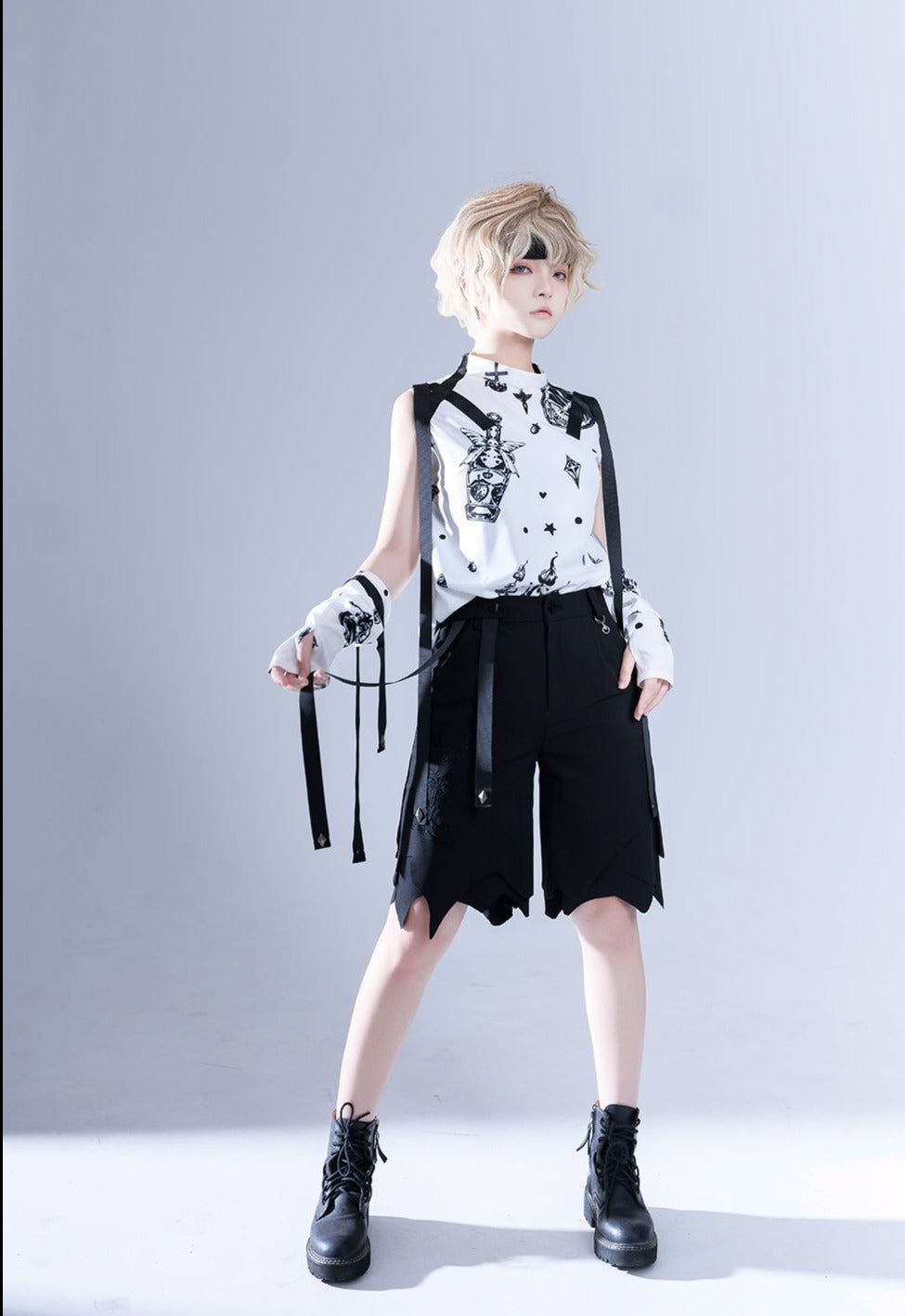 Princess Chronicles - Shadow Story - Sleeveless Ouji Lolita Shirt