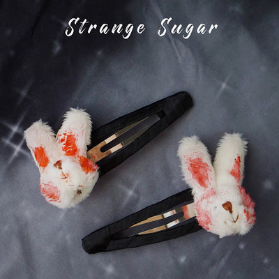 Strange Sugar - Gothic Headdress, Hallowen Skull Bat Hairclip No.10