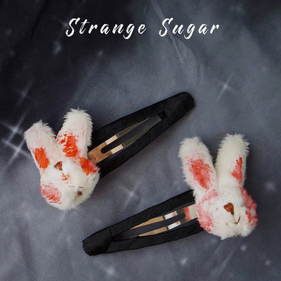 Strange Sugar~Gothic Headdress Hallowen Skull Bat Hairclip No.10  