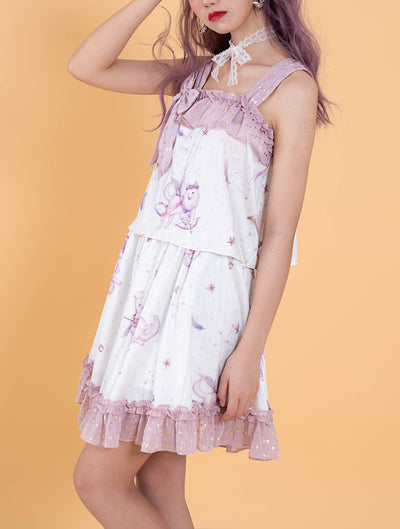 Precious Clove~Guardian Angel~Sweet Lolita Halter Shirt   