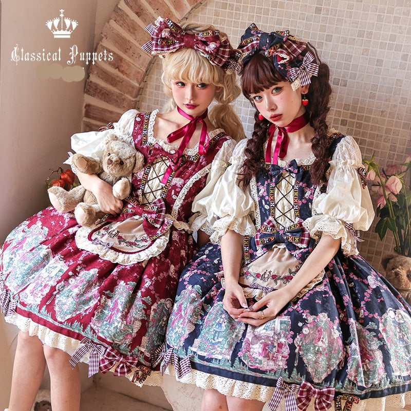 Classical Puppets~Classical Doll~Kawaii Lolita Casual Dress   