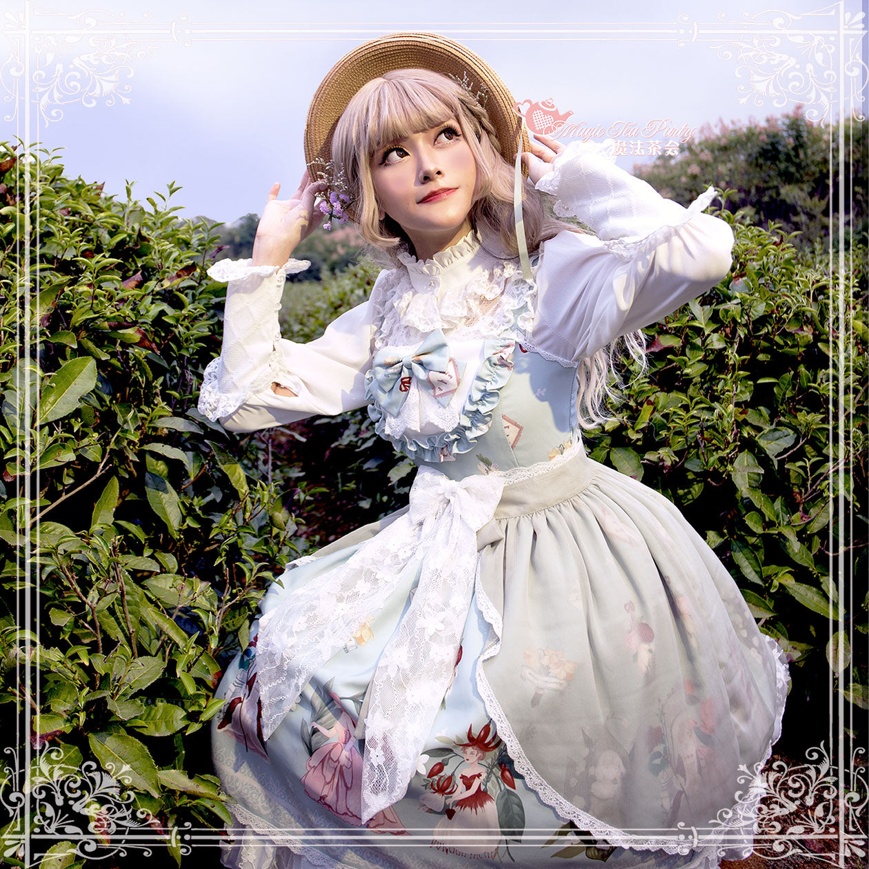 Magic Tea Party~Little IDA's Flowers~Elegant Lolita Blouse   