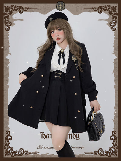 Hard Candy~Plus Size Lolita French Vintage Wind Coat and SK   