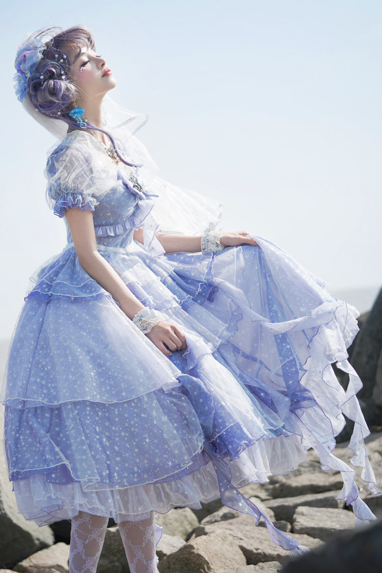 Fantastic Wind - Girl from the Deep Sea - KiraKira Chiffon Gauze Lolita OP