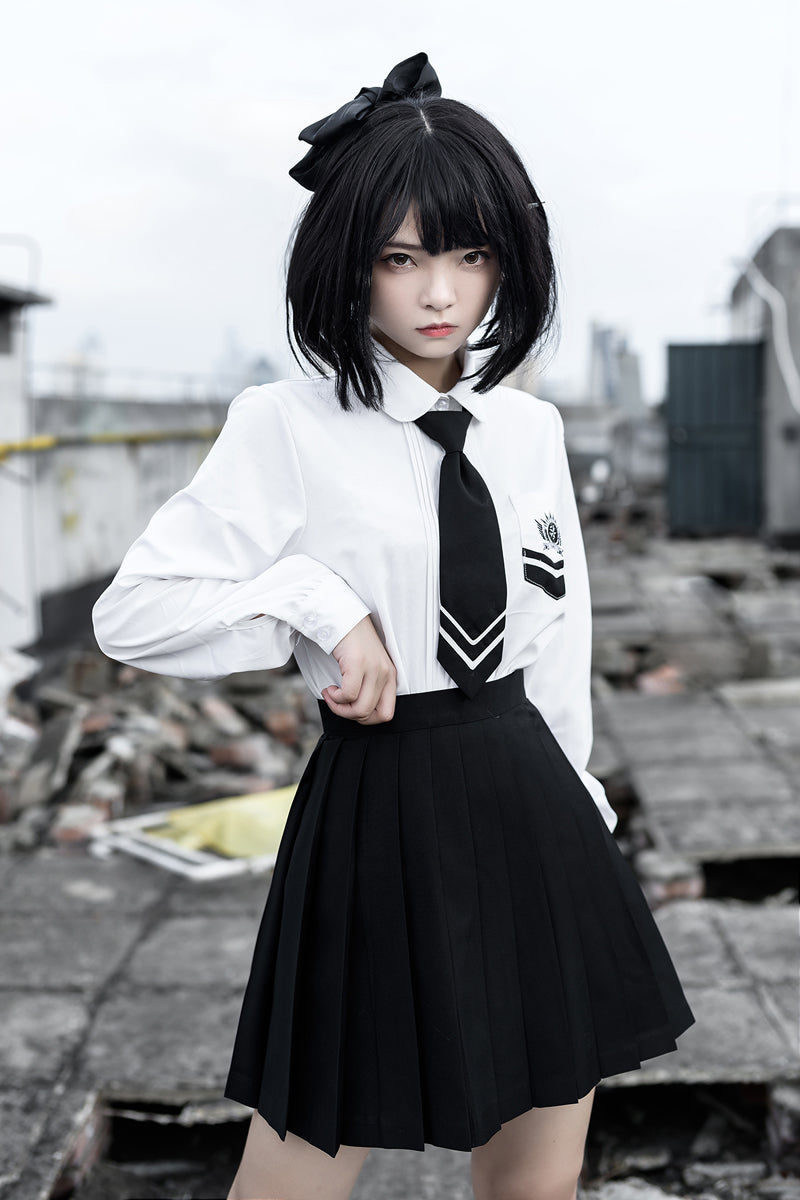 Your Princess~Gothic Lolita Sailor Collar Suits L blouse+skirt+necktie 