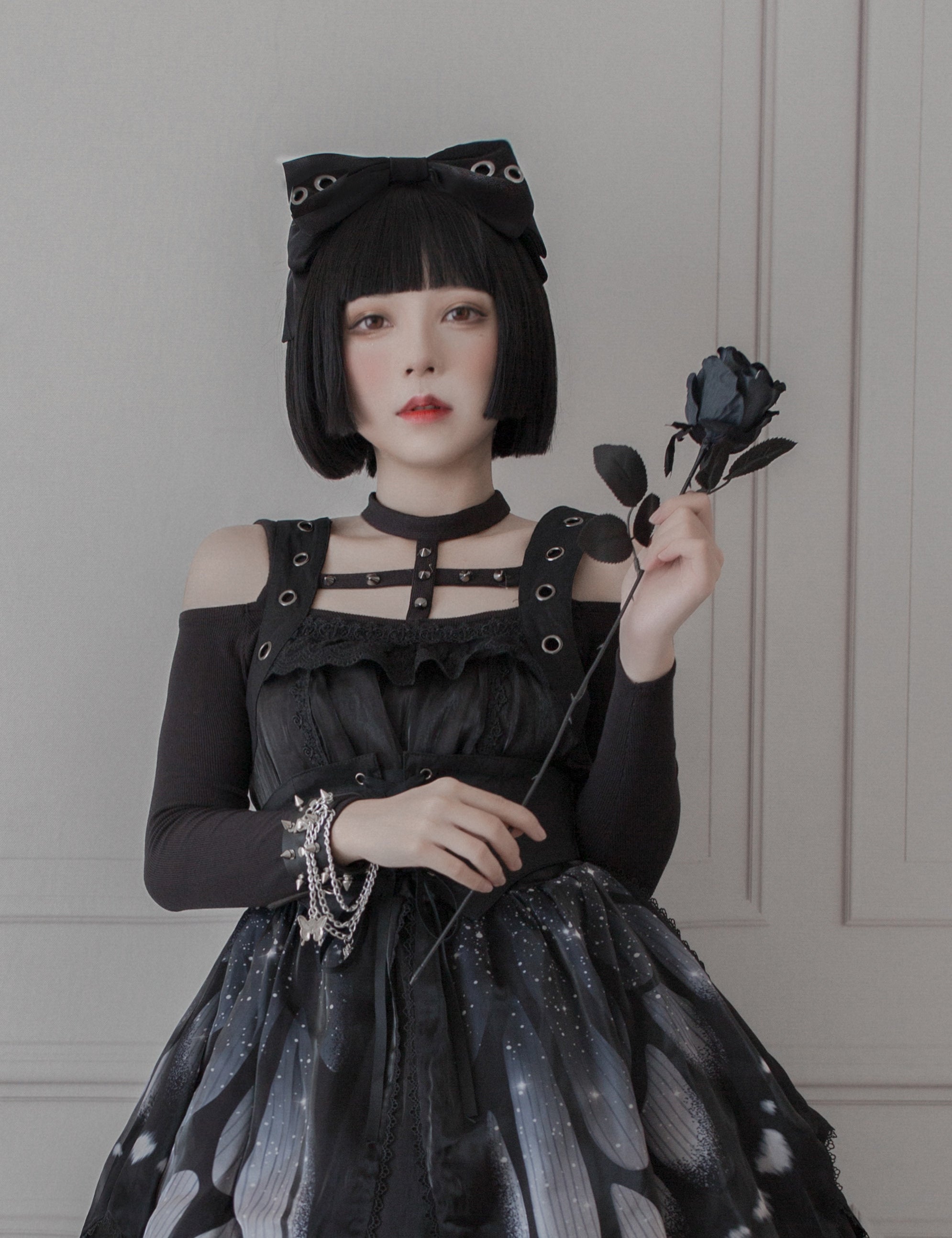 Butterfly Effect Normal Waist JSK Punk Dress – 42Lolita