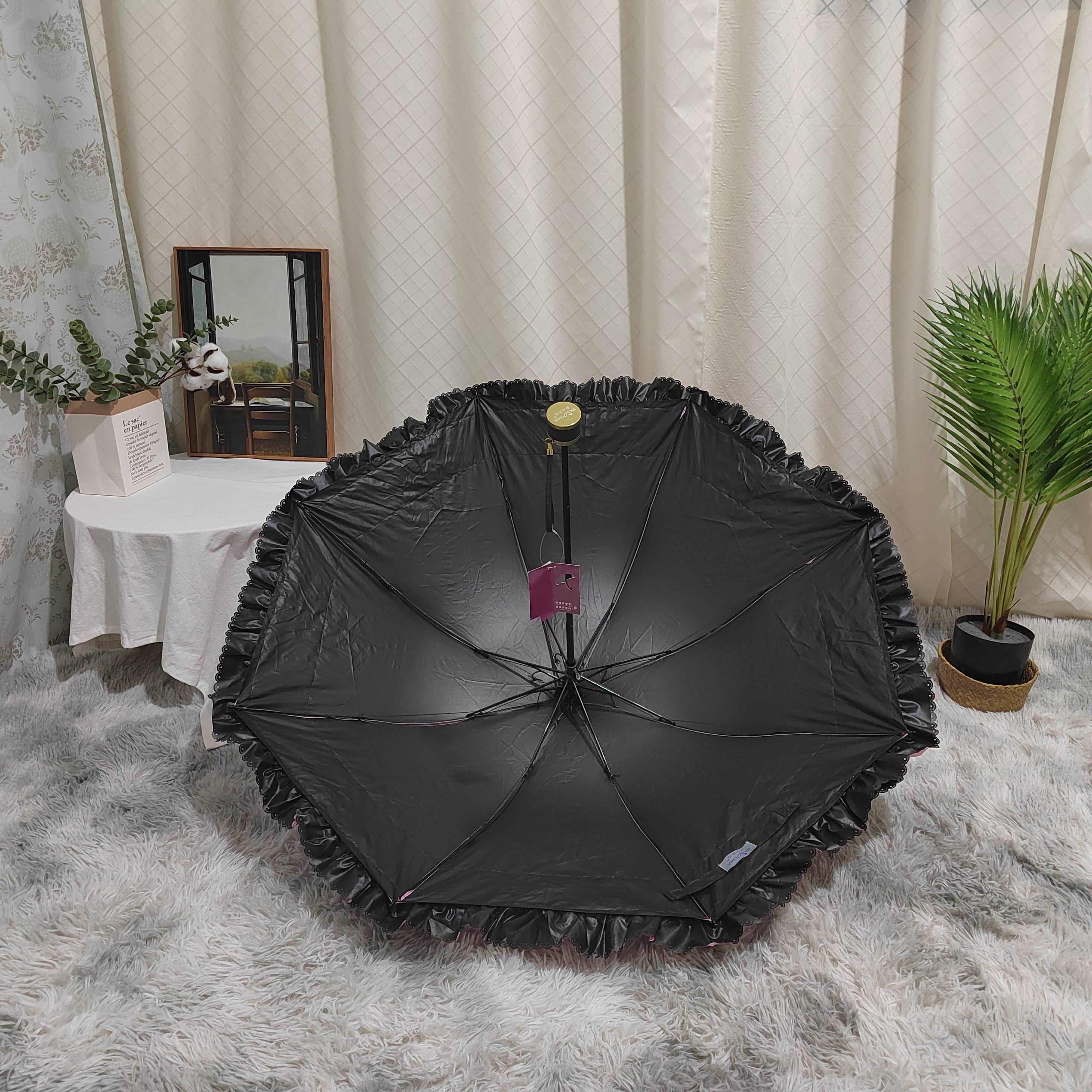 Foldable Flounce Princess Lolita Parasol
