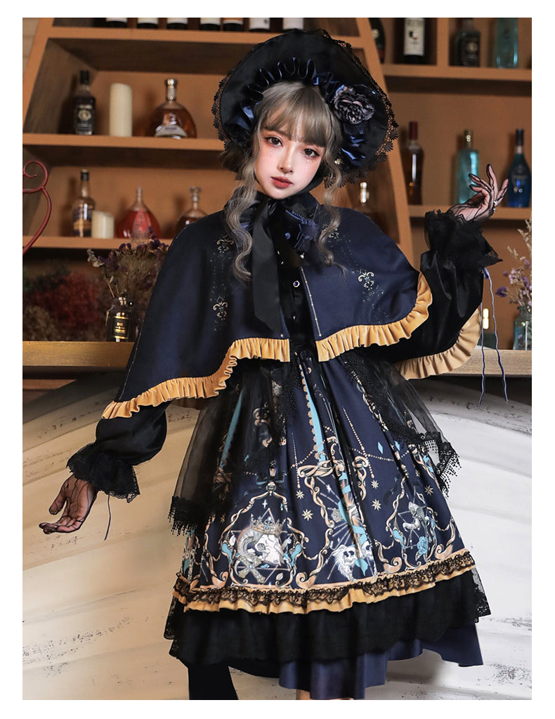 YingLuoFu God Redemption Darkness Gothic OP Dress