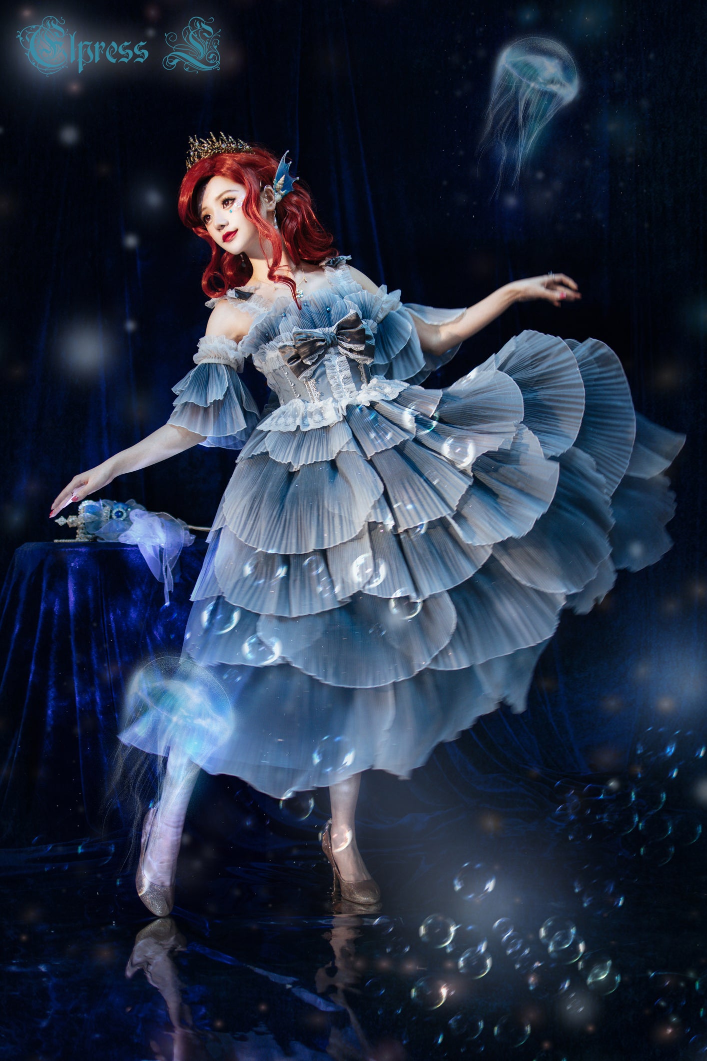 Elpress L - Fish Scale - Elegant Lolita JSK