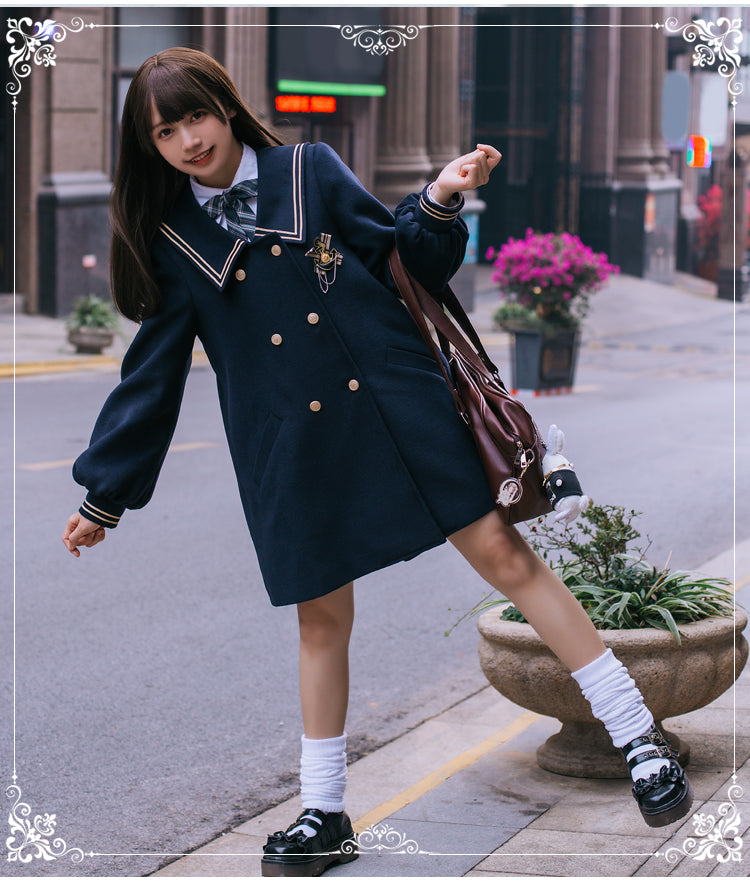 Eieyomi~Lolita Velvet Padded JK Coat   