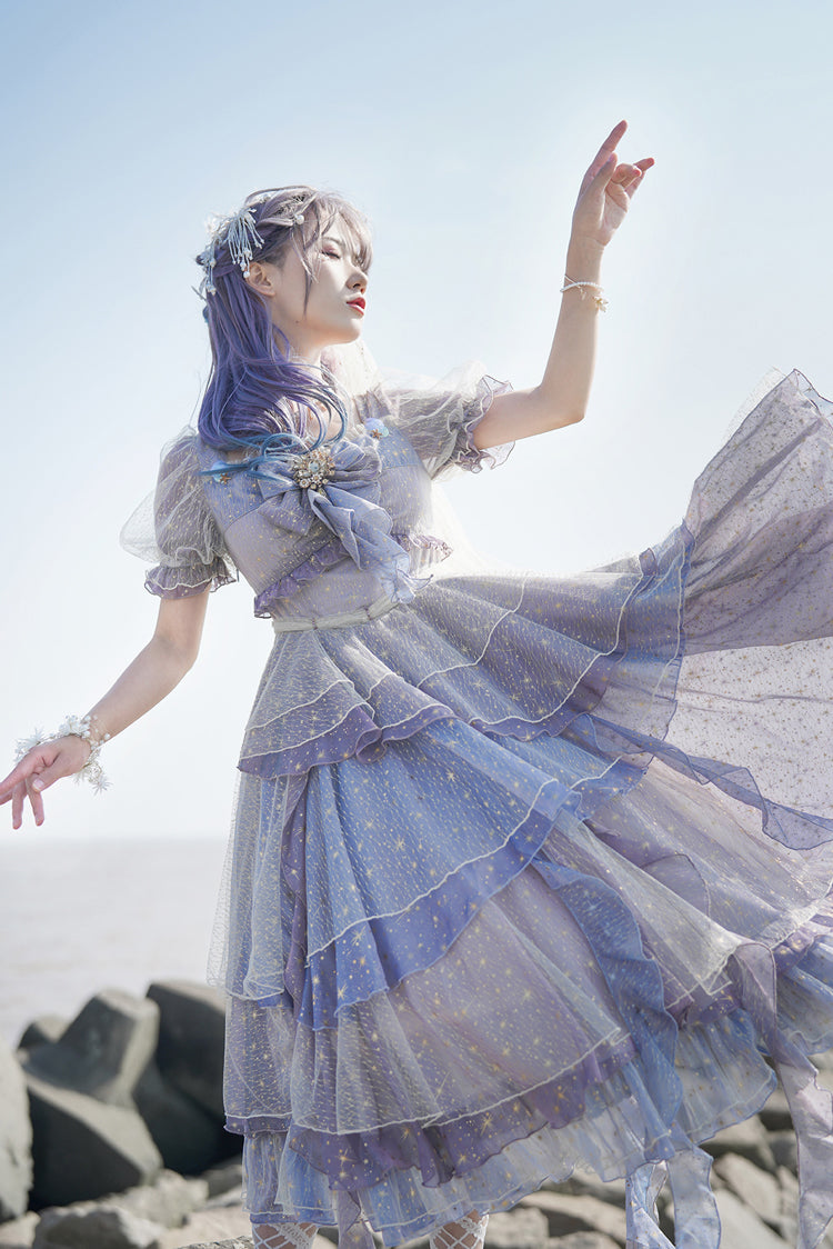 Fantastic Wind - Girl from the Deep Sea - KiraKira Chiffon Gauze Lolita OP