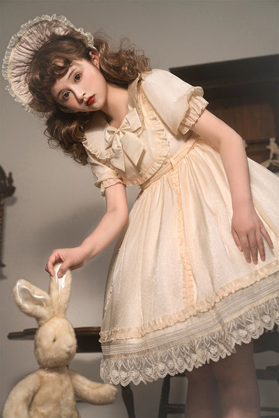 Your Princess~Kawaii Lolita Princess Puff Sleeve Dress   