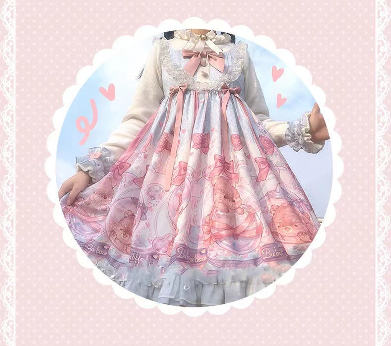 YaYa Lolita~Autumn/Winter Sweet Lolita Dress Set   