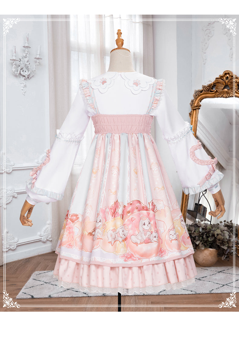 YingLuoFu - Sweet Lolita Princess Jumper Dress