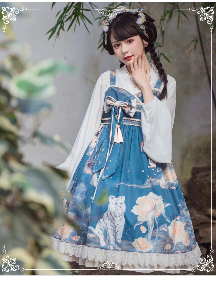 Qinghuayan Chinese Style Lolita JSK Dress   