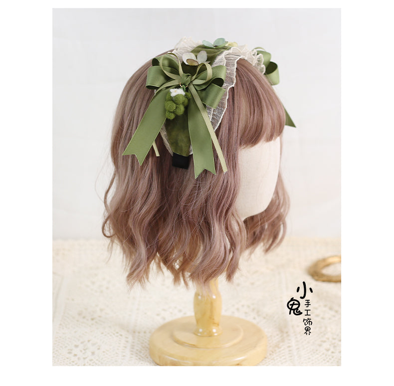 Xiaogui - Purple Grape Vintage French Bow Lolita KC