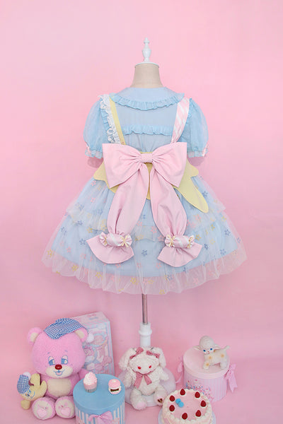 Alice Girl~Kawaii Lolita Accessory Rainbow Candy Headdress   