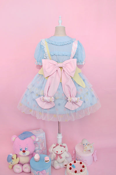 Alice Girl~Rainbow Candy Kawaii Lolita JSK Dress   