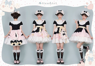 Alice Girl~Sweet Lolita Dress~Candy Cat OP Dress   
