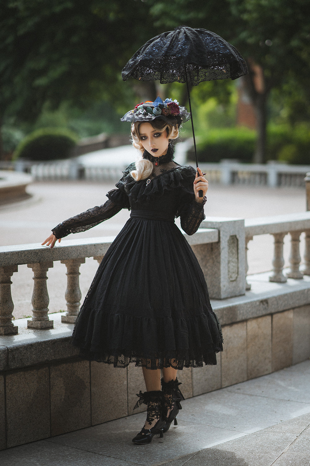 Miss Point - Woody Rose - Pure Color Lolita OP