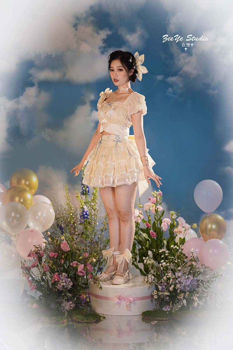 ZeeYe~Sweet Lolita Short Sleeve OP Dress   