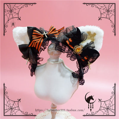 Fox Cherry~Gothic Lolita Cat Ear Hairband cat ear hairband  