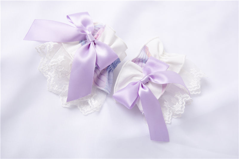(Buyforme) Semi-sugar Sweetheart~Seaside Shell Lolita Headwear free size a pair of white cuffs 